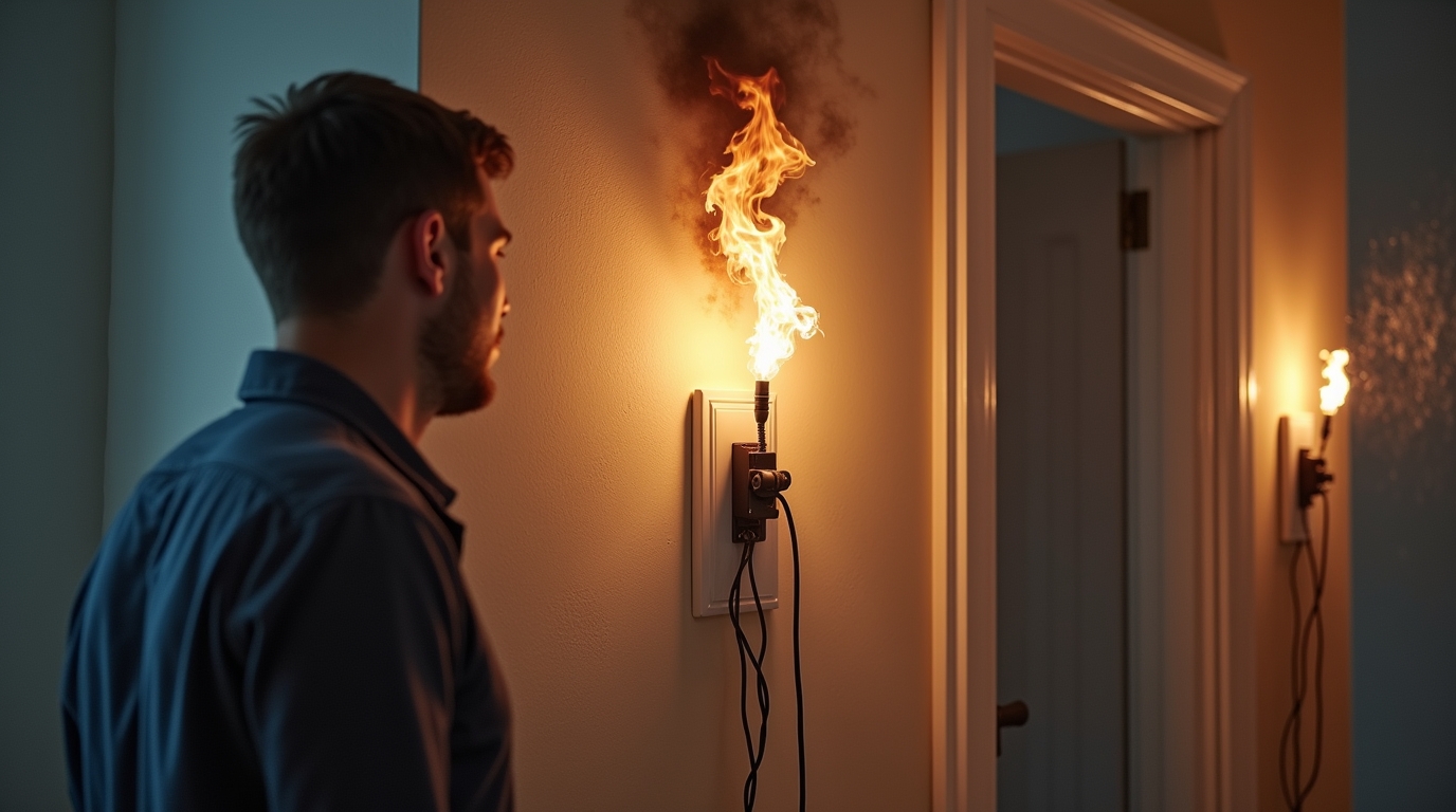 Disjoncteur saute et odeur de brule : urgence